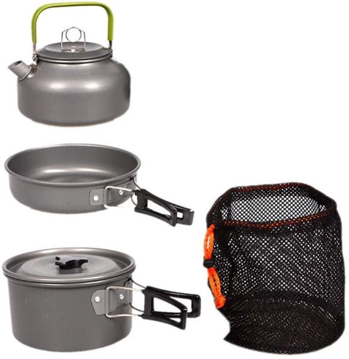 Aluminum Camping Cooking Set for Outdoor - 3 pieces