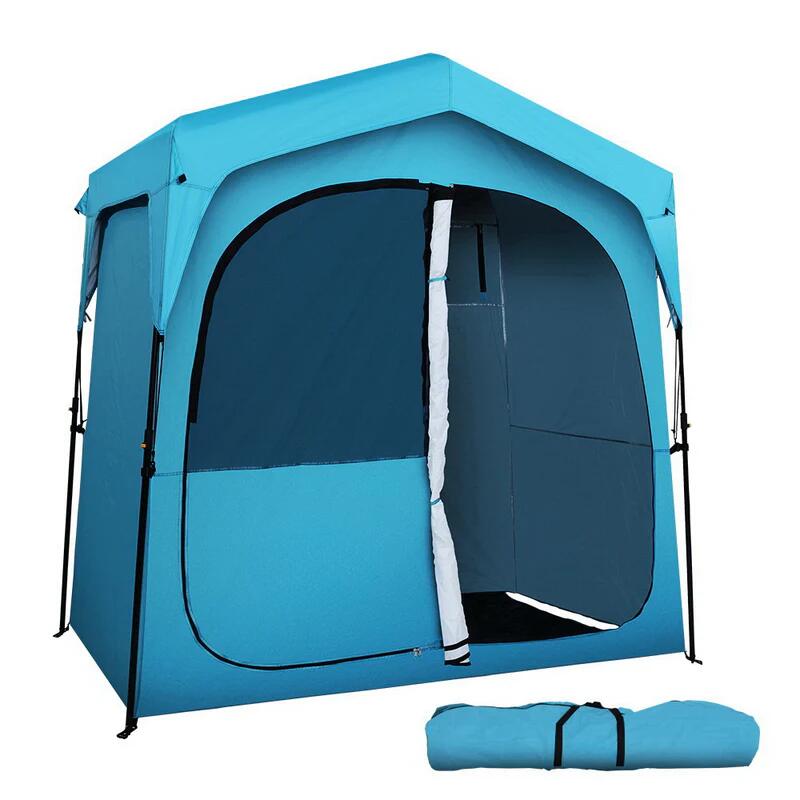 Double Shower Toilet Tent for Camping