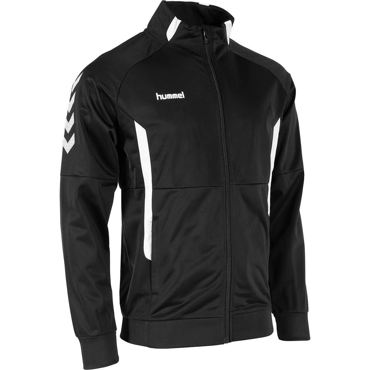 Hummel Authentic veste d'entraînement polyester hommes - Noir / Blanc 3/5