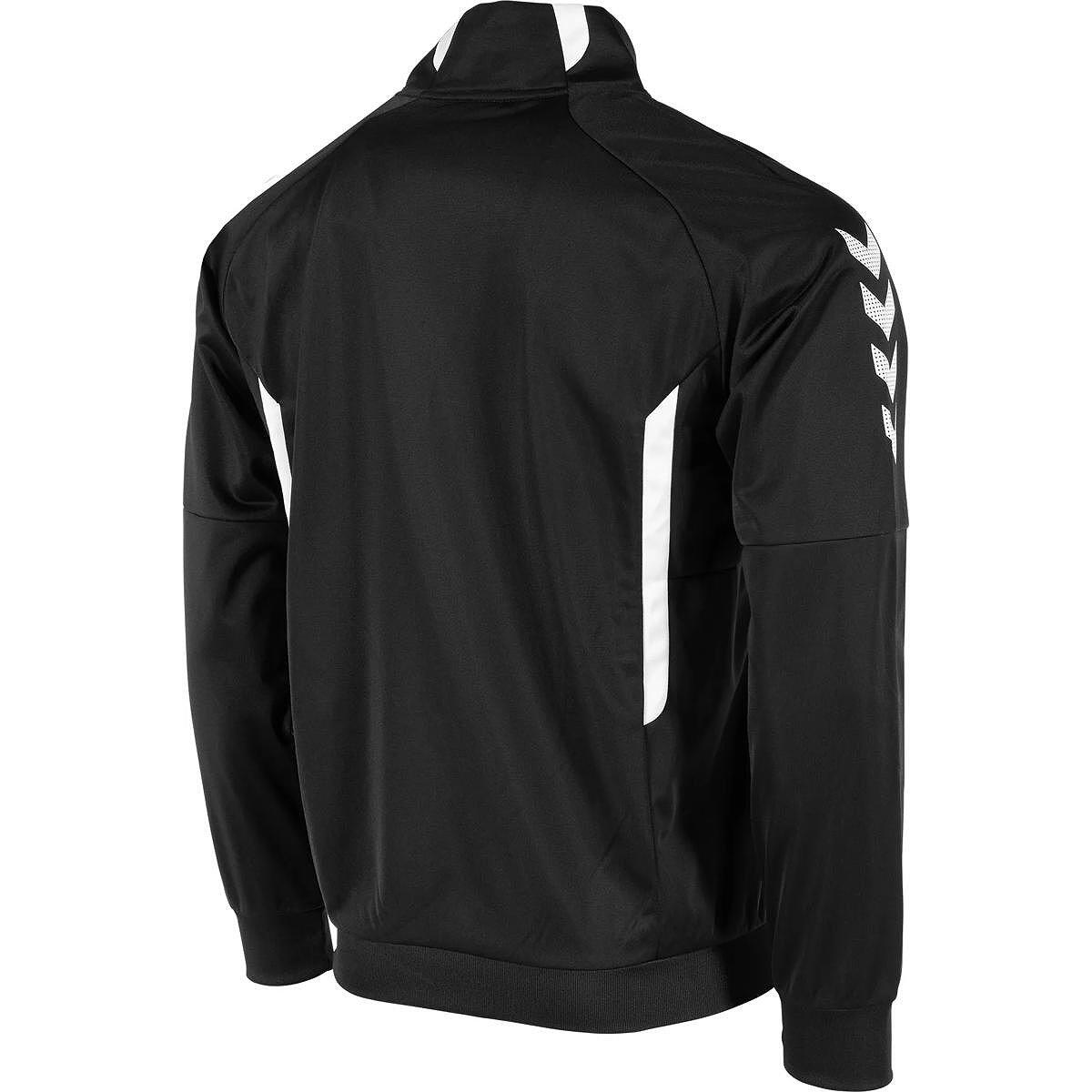 Hummel Authentic veste d'entraînement polyester hommes - Noir / Blanc 4/5