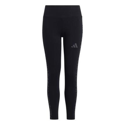 Legging Adidas 3S fille noir/blanc coton mélangé