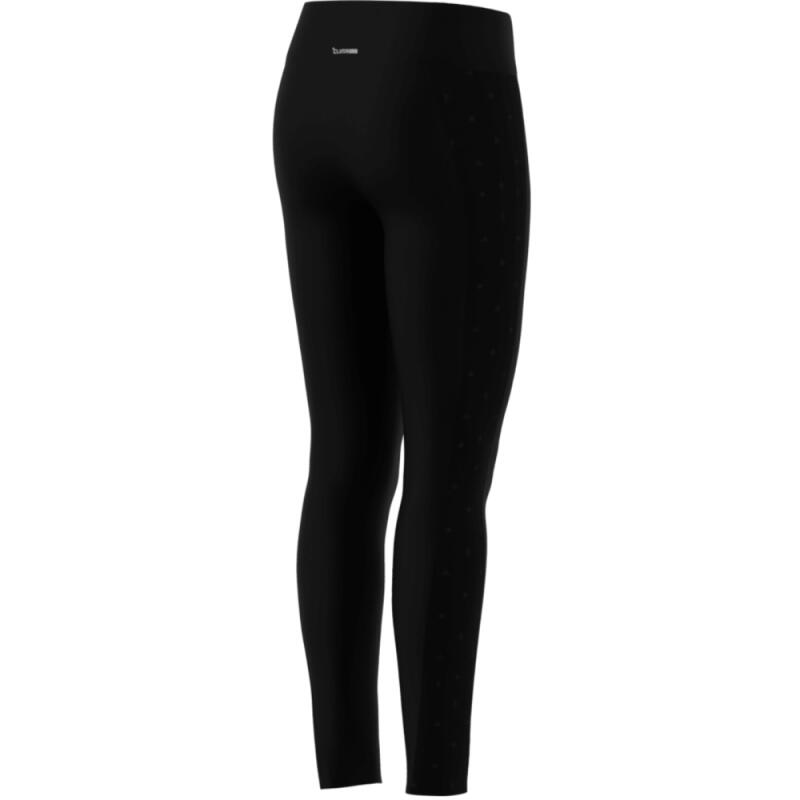 Legging Adidas JG Glam fille noir KB7015, polyester recyclé 2/4