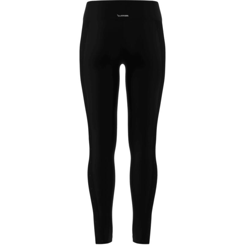 Legging Adidas JG Glam fille noir KB7015, polyester recyclé 4/4