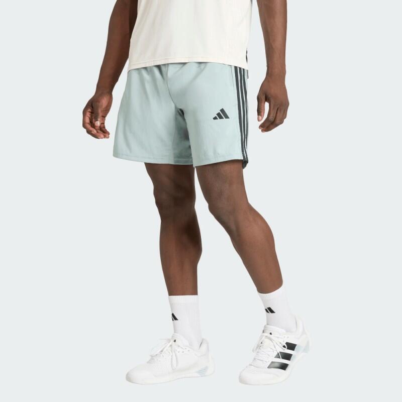 Short Adidas Workout Essentials 3-Stripes Woven - Gris 2/2