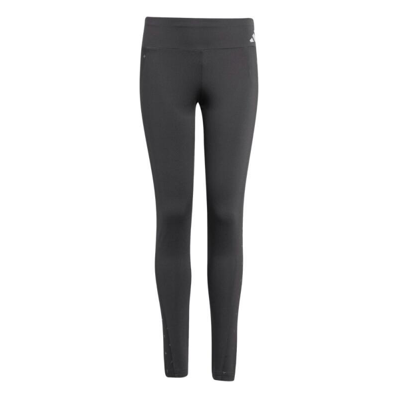 Legging Adidas JG Glam fille noir KB7015, polyester recyclé 1/4