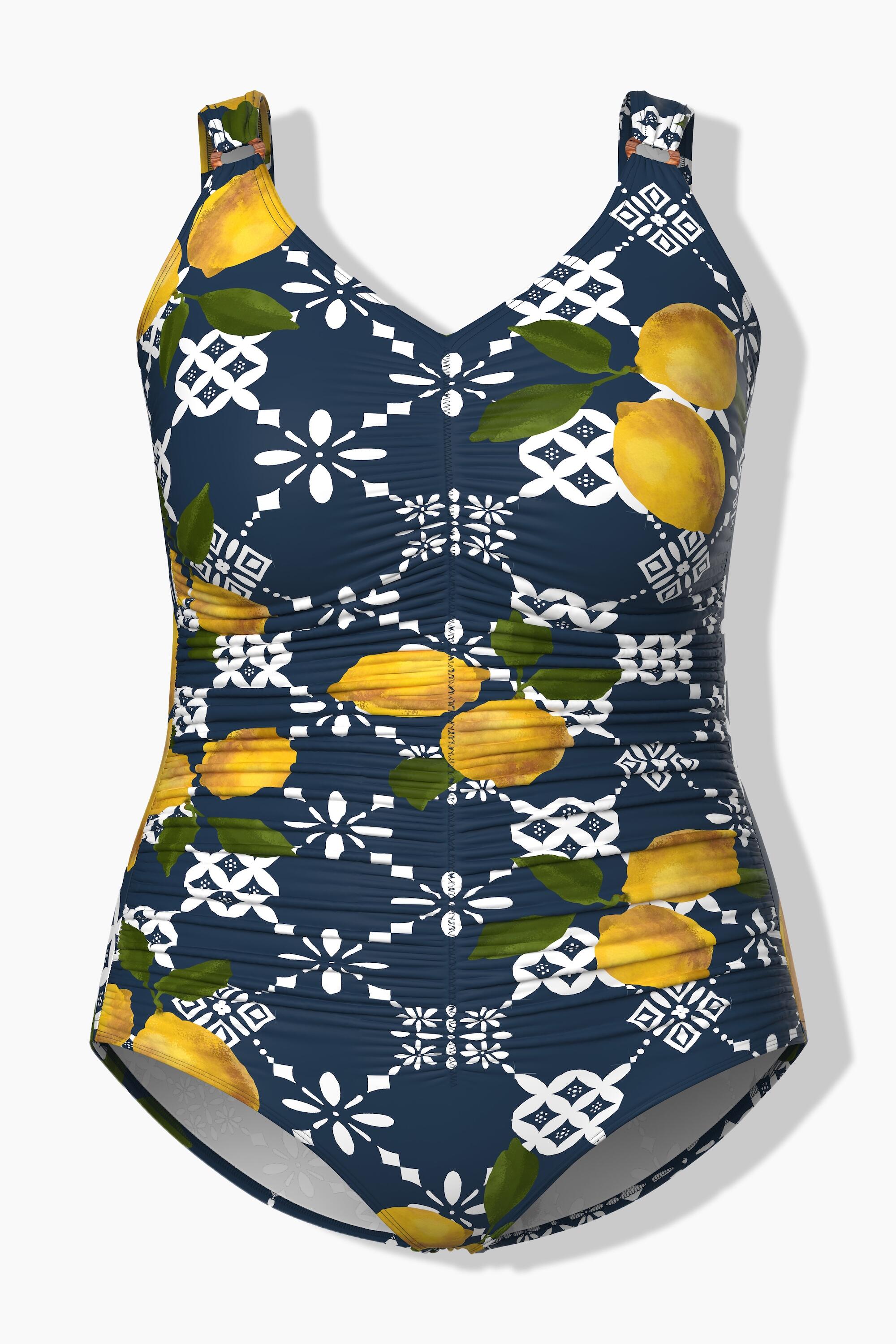 Femme Maillot de bain motif citrons matière recyclée 6/7