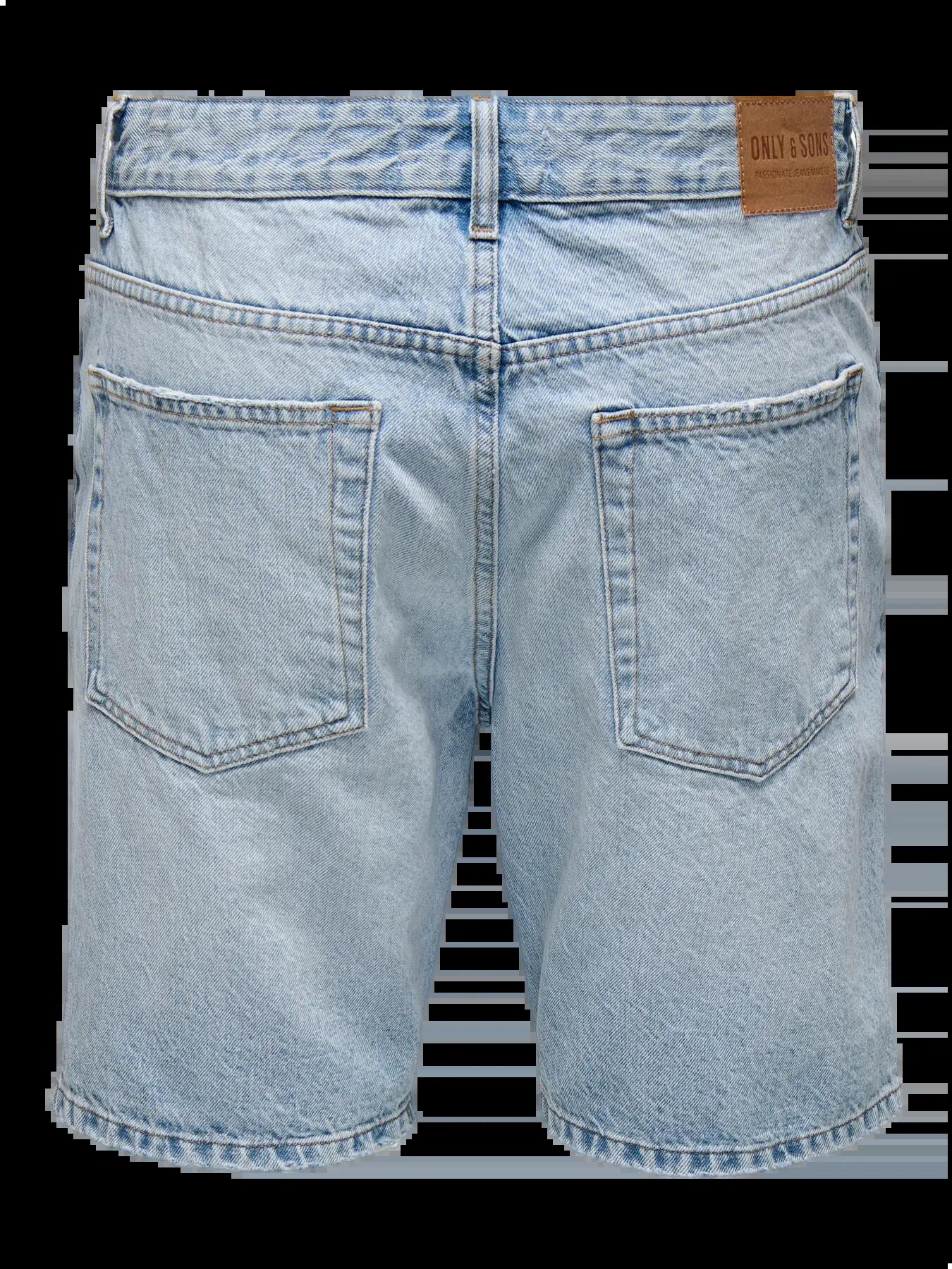 Edge Korte Broek Heren Short Light Blue Denim 2/6
