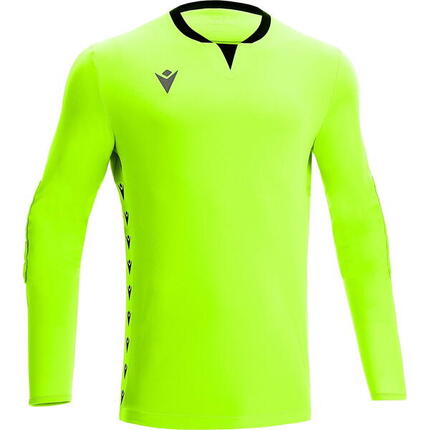 Maillot gardien - football - hommes - manches - jaune fluo/noir