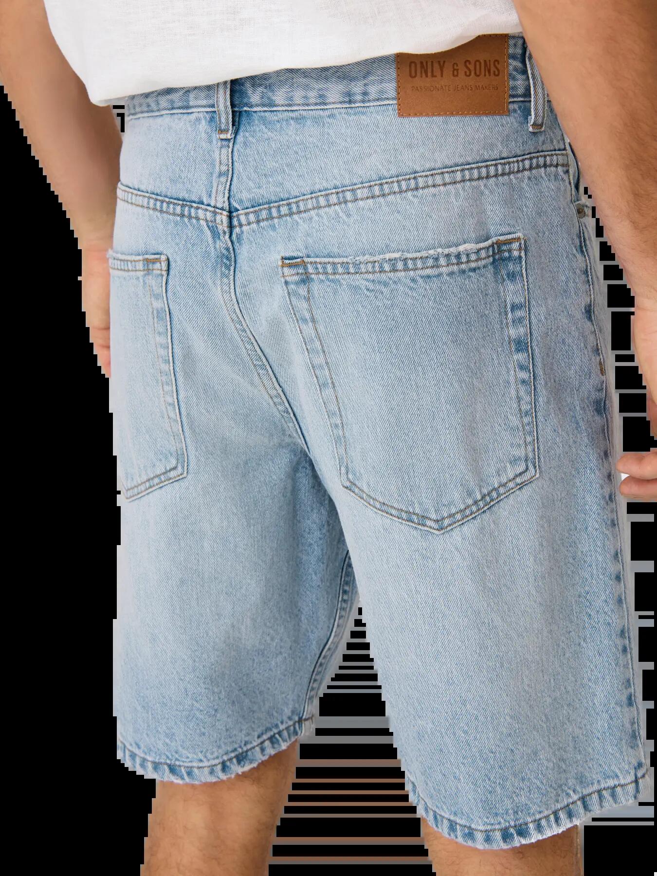 Edge Korte Broek Heren Short Light Blue Denim 4/6