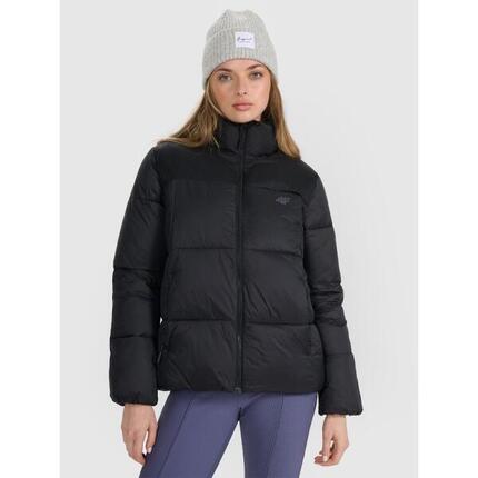 4F schwarze Down Jacket 4FWAW25TDJAF581-20S