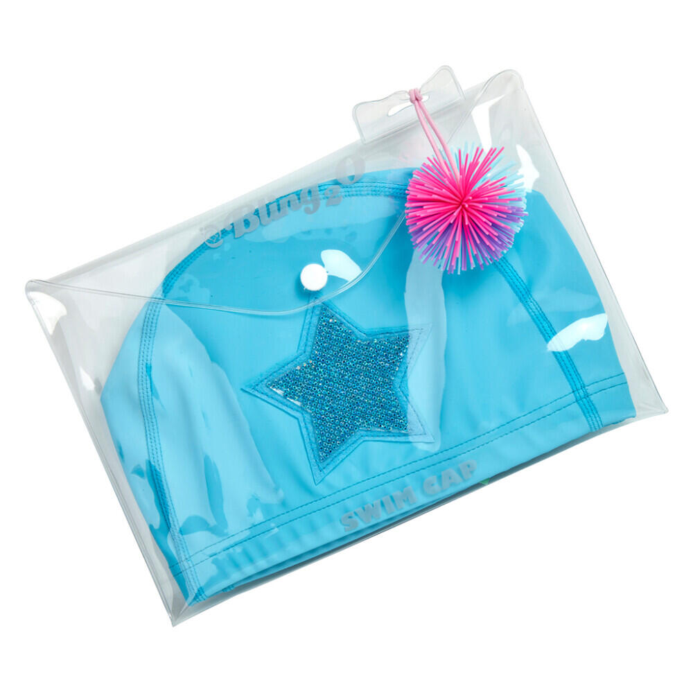 BONNET DE BAIN ÉTOILE LAGOON 3+ Bleu Protection UV à 100 % 3/4