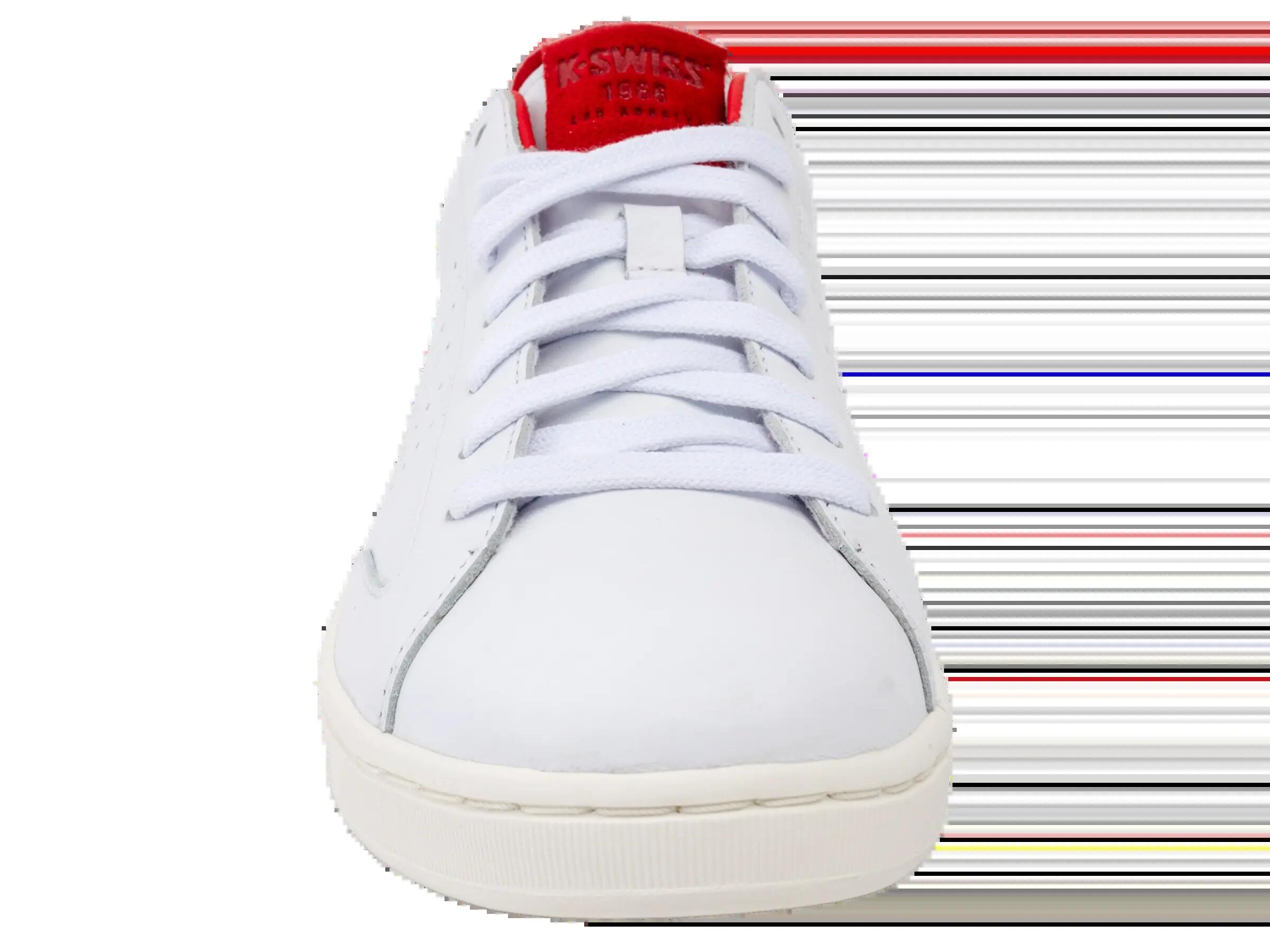 Sneakersy męskie K-swiss LOZAN KLUB LTH COURT STYLE białe (07263-113-M) 3/5