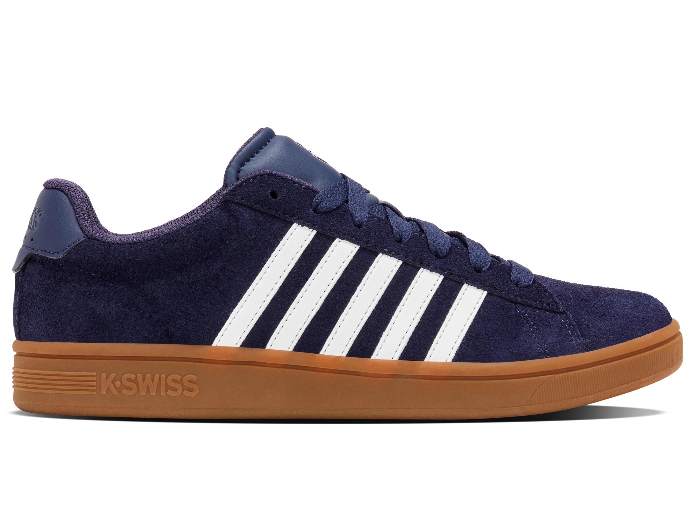 Sneakersy męskie K-swiss COURT TIEBRK II SDE na co dzień granatowe (09492-465-M)