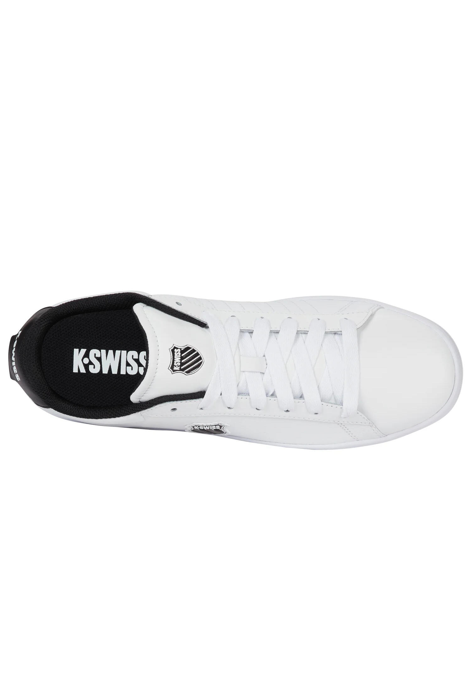 Zapatillas K-SWISS Court Shield II para hombre, blanco, corte bajo 4/6