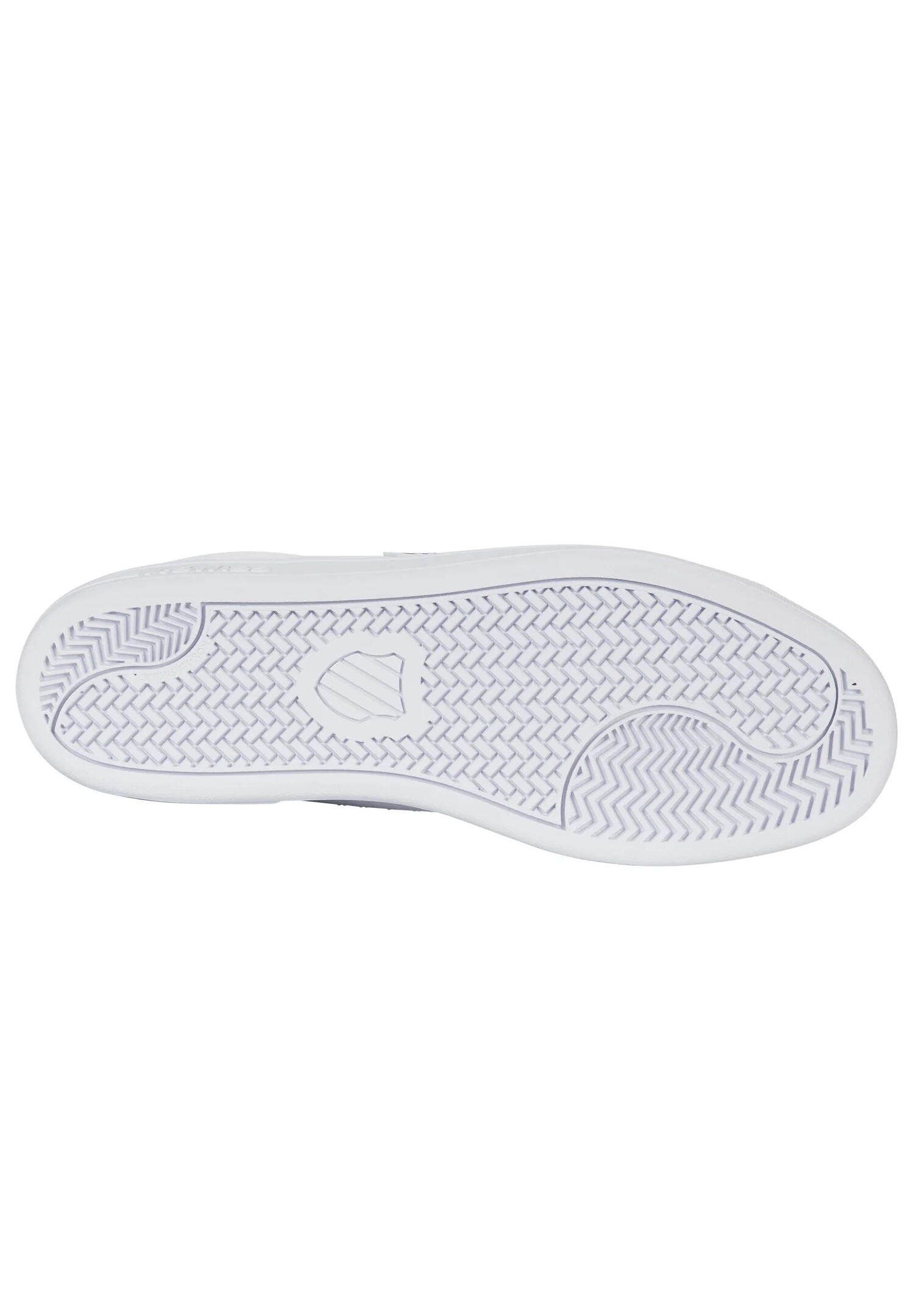 Zapatillas K-SWISS Court Shield II para hombre, blanco, corte bajo 6/6