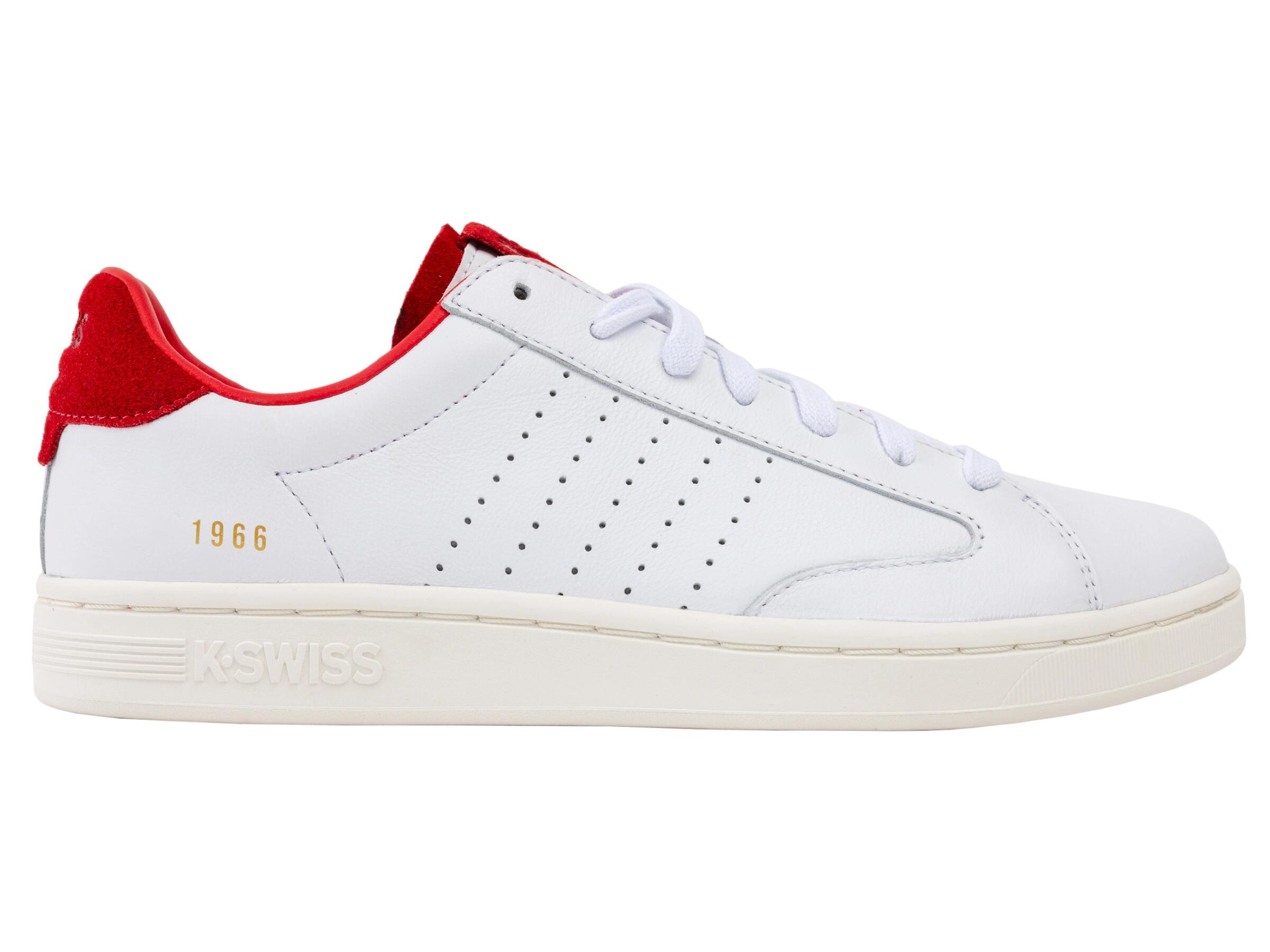 Sneakersy męskie K-swiss LOZAN KLUB LTH COURT STYLE białe (07263-113-M)