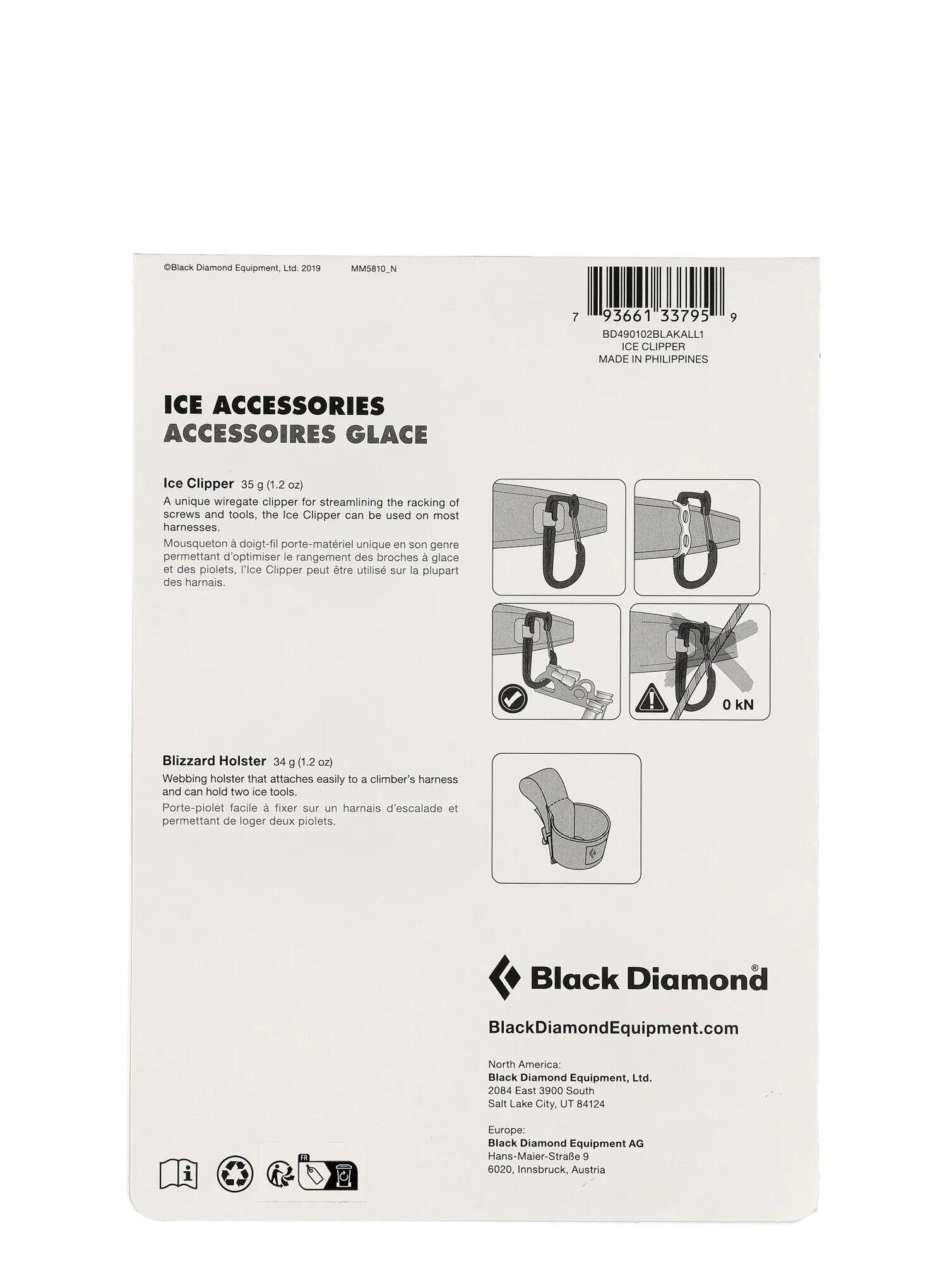 Karabinek sprzętowy Black Diamond Ice Clipper - black 5/7
