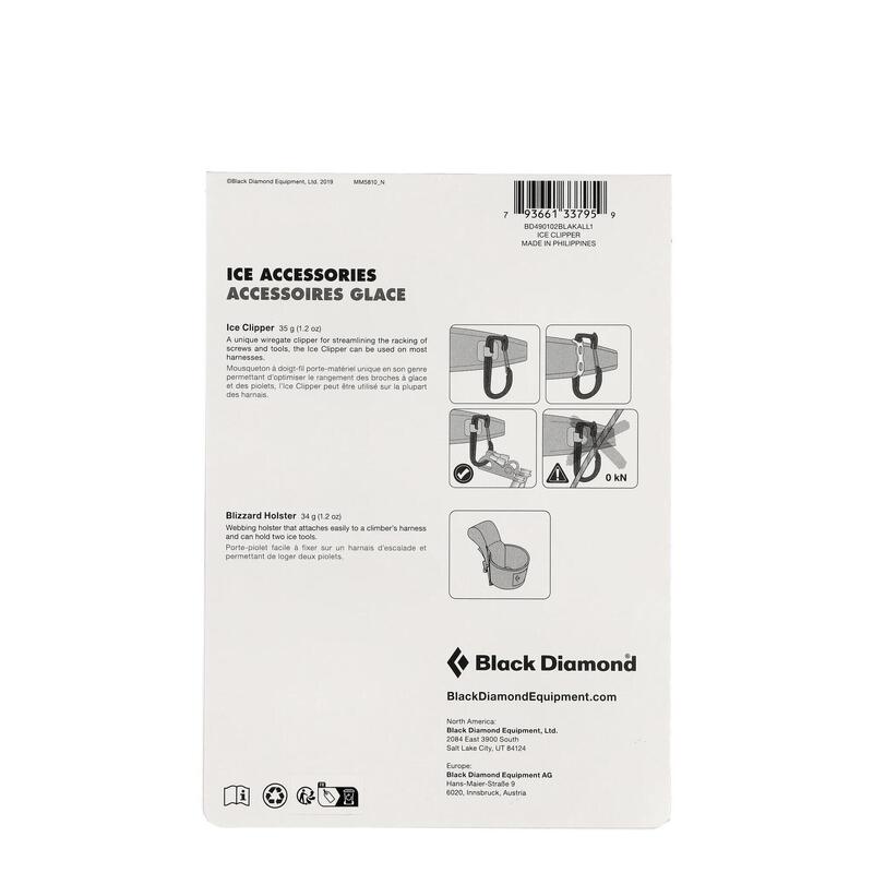 Karabinek sprzętowy Black Diamond Ice Clipper - black