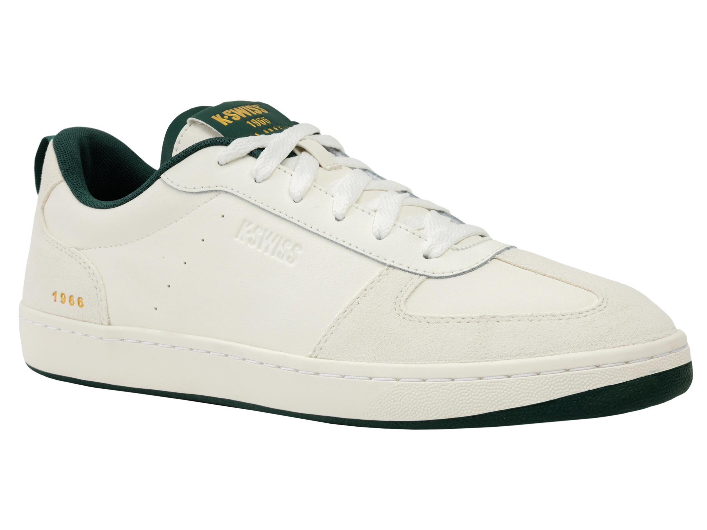 Zapatillas K-SWISS Court Varsity para hombre, blancas, calzado casual deportivo 2/5