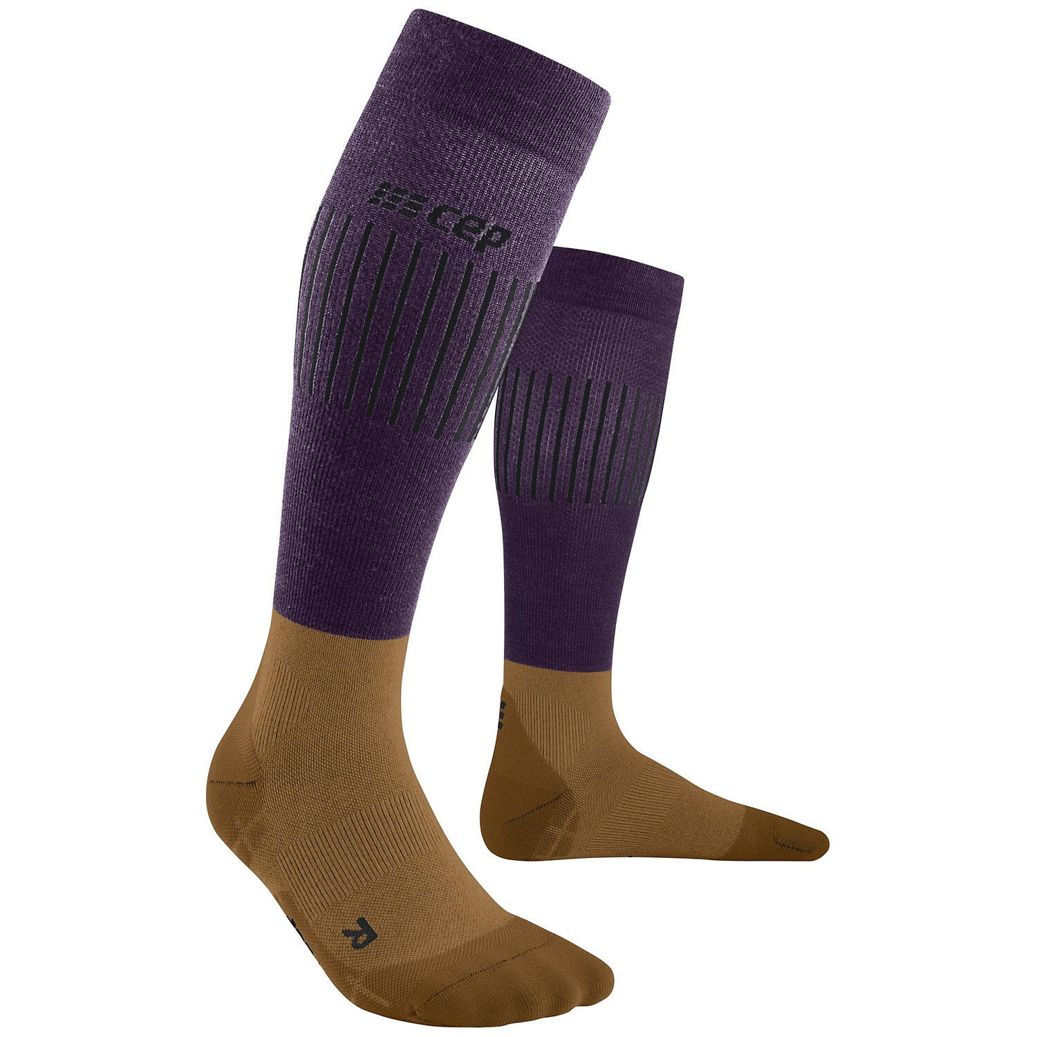 Damen Socken W ULTRALIGHT COMPRESSISOCKS SKIING TALL 3/4