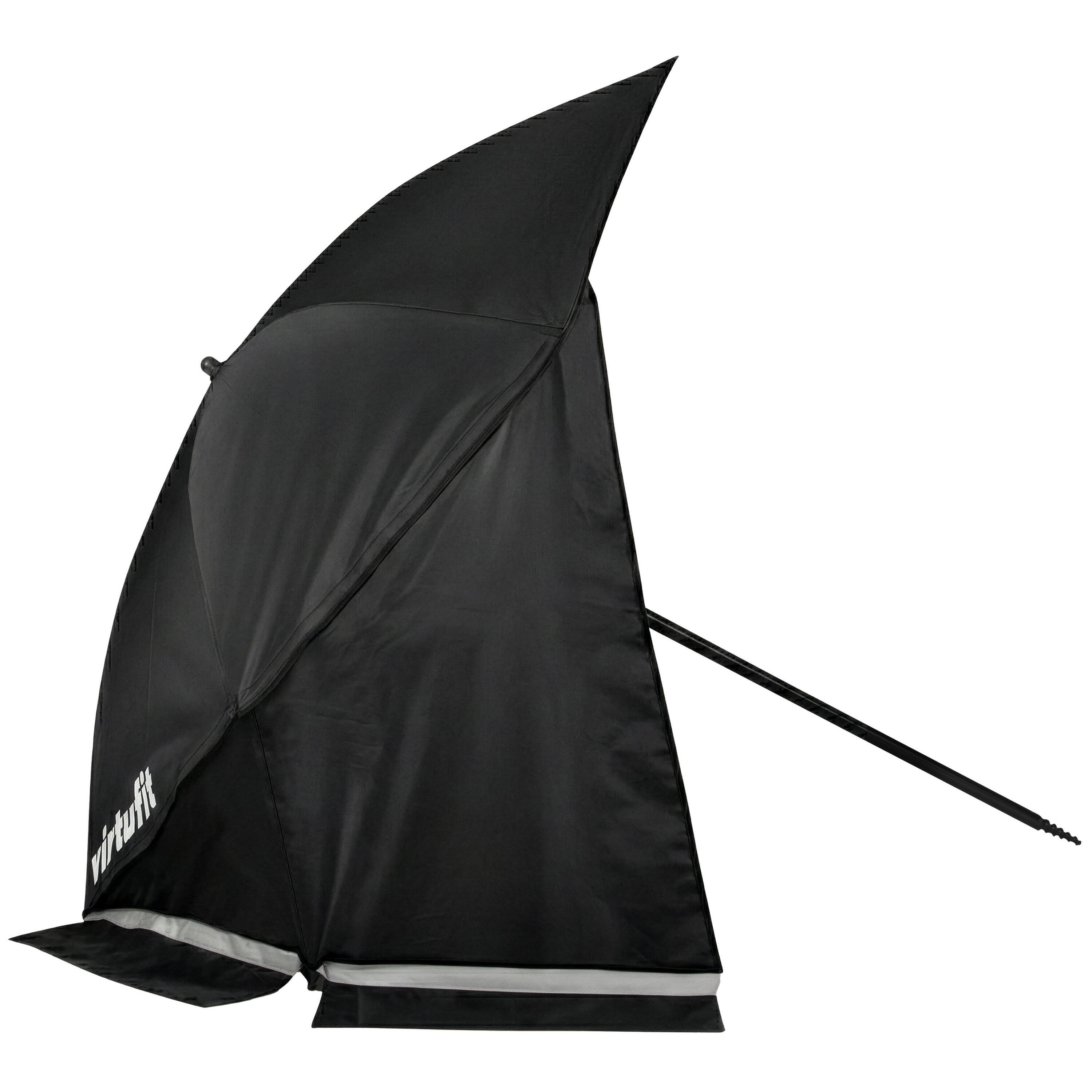 Sombrilla playa - Cortavientos - 160cm - Negro 5/8