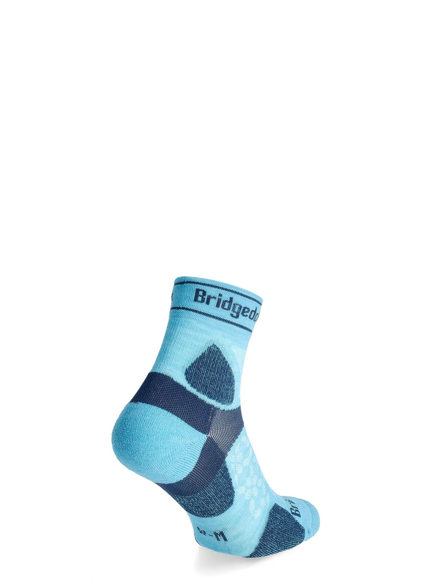 Skarpety do biegania damskie Bridgedale Ultralight T2 Merino Sport 3/4 Crew 2/4