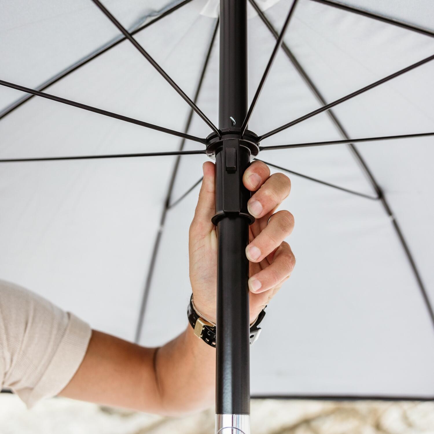 Sombrilla playa - Cortavientos - 160cm - Negro 4/8