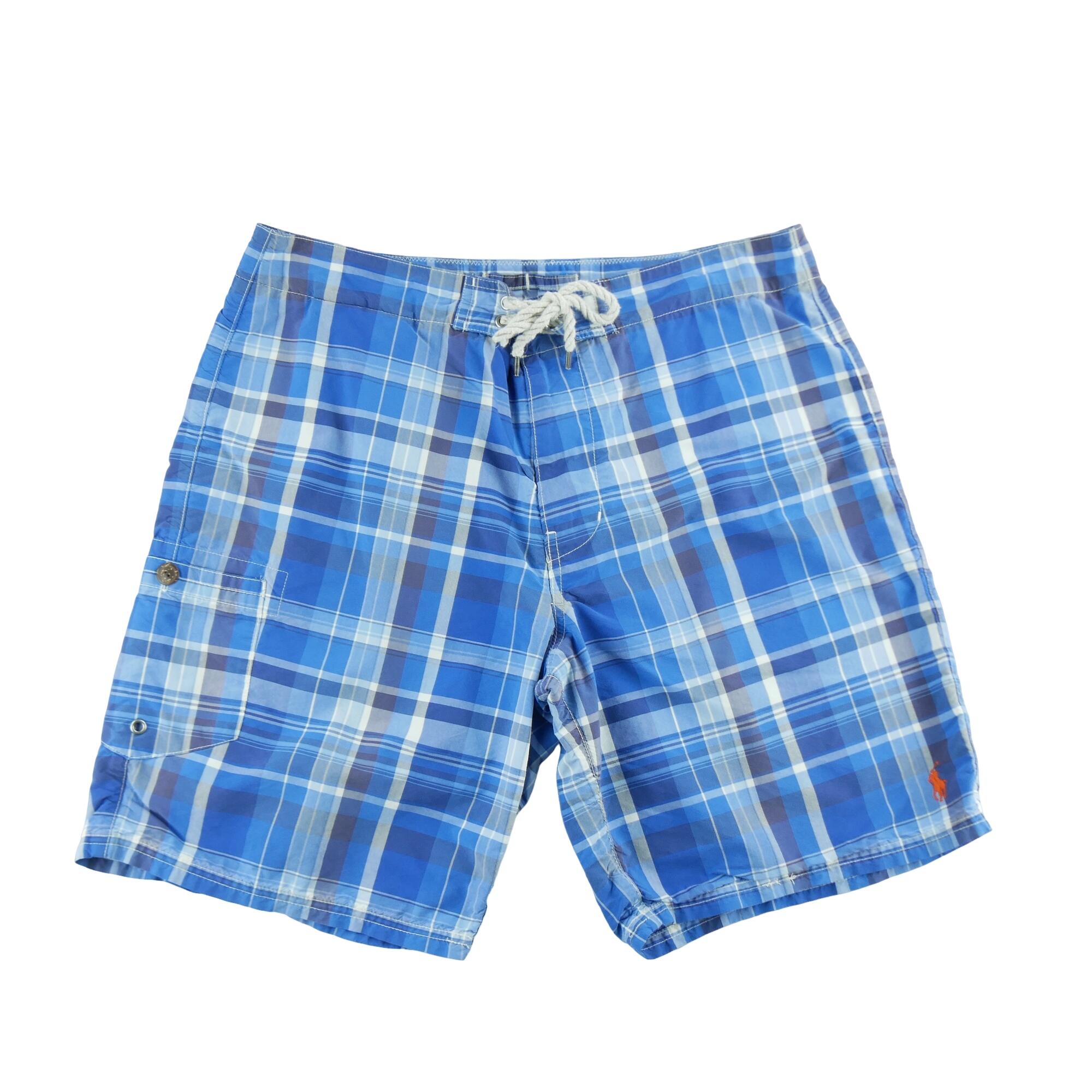 Ralph Lauren Segunda Vida - Short Polo Masculino - Como Novo Homem Azul da Decathlon