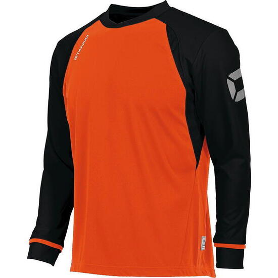 Stanno Liga Maillot Manches Longues Hommes - Orange Fluo / Noir