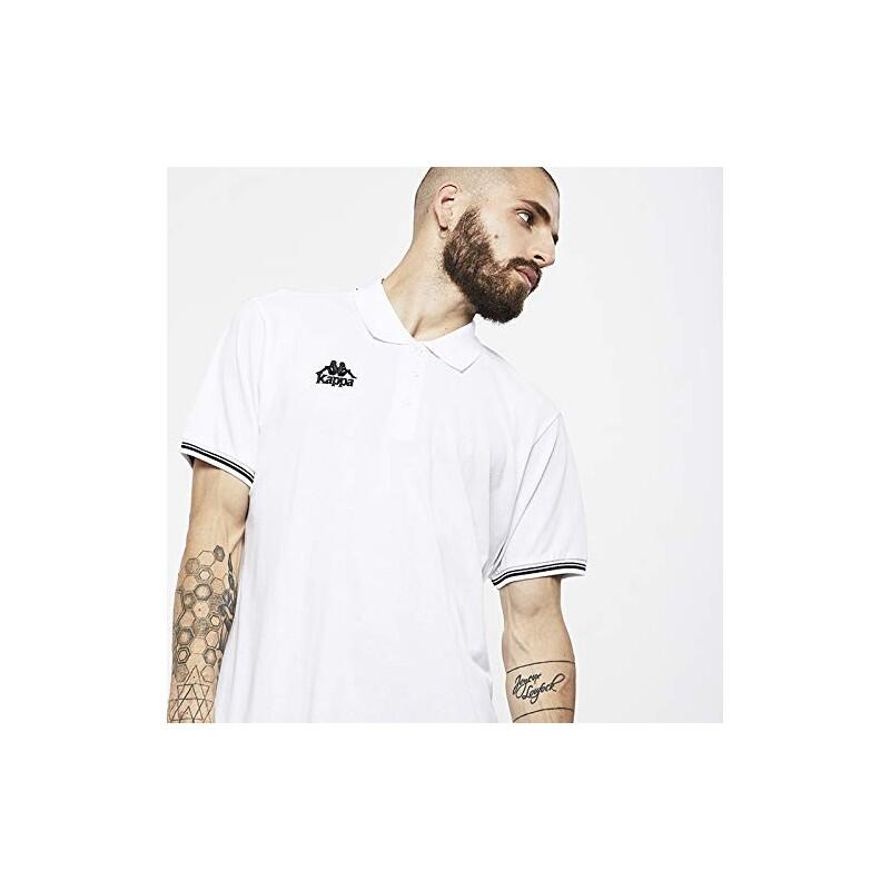 Polo Kappa Corato niño blanco 10Y / 140 cm 3/5