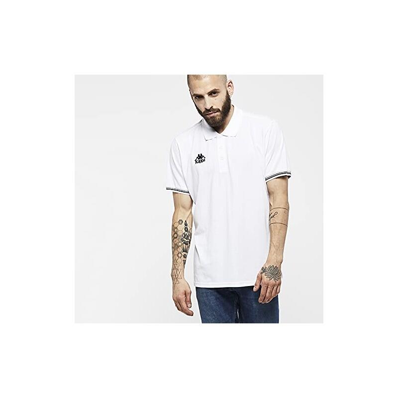 Polo Kappa Corato niño blanco 10Y / 140 cm 2/5
