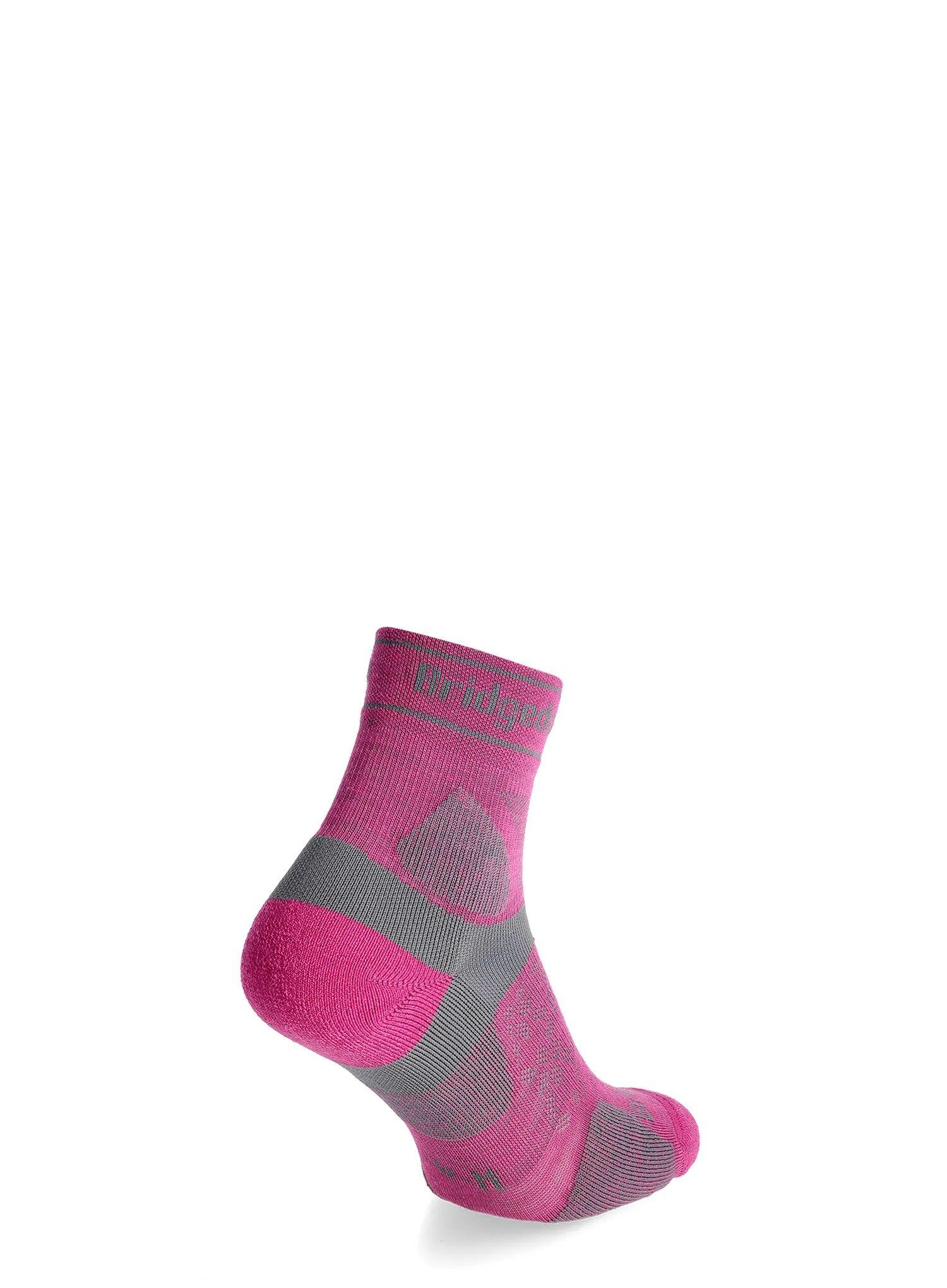 Skarpety damskie do biegania Bridgedale Ultralight T2 Merino Sport 3/4 Crew 3/5