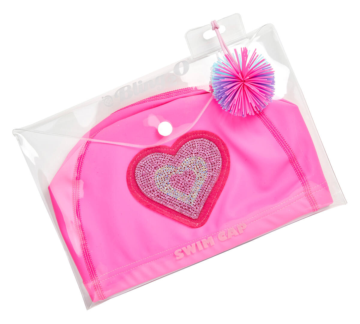 BADMUTS HART 3+ Roze 100% UV bescherming in doorzichtig zakje 4/4