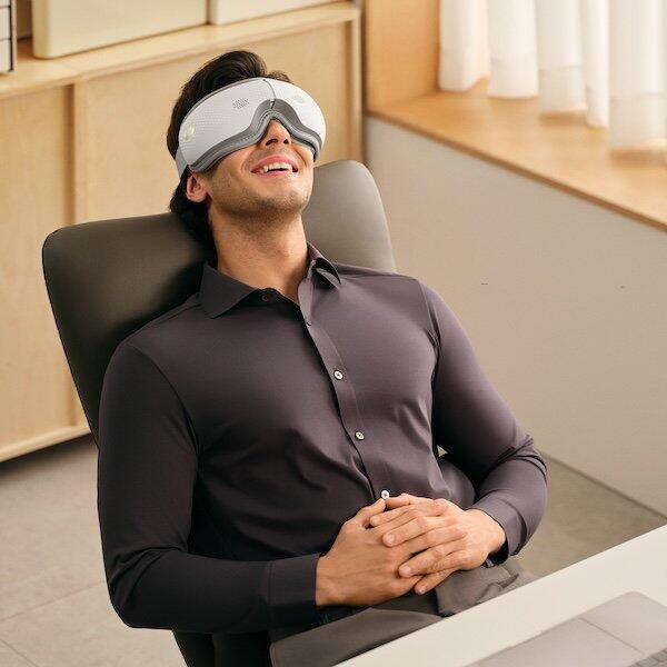 Appareil Massage Yeux Sans Fil avec Chaleur & Bluetooth ES300 6/7