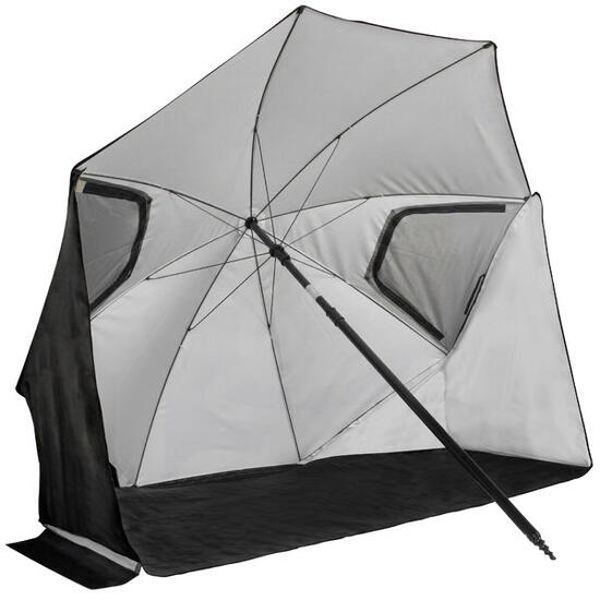 Parasol de plage Premium - Coupe-vent - 200cm - Noir