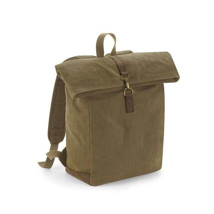 Sac à dos en toile cirée traditionnel Quadra