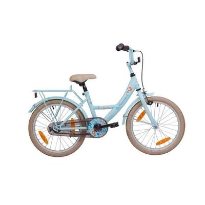 Bike fun flower fun meisjesfiets 18" blauw