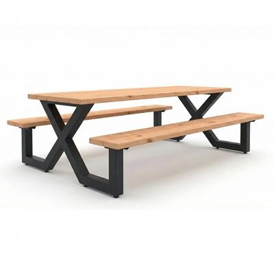 Picknicktafel x-235 - 8 persoons - 235cm
