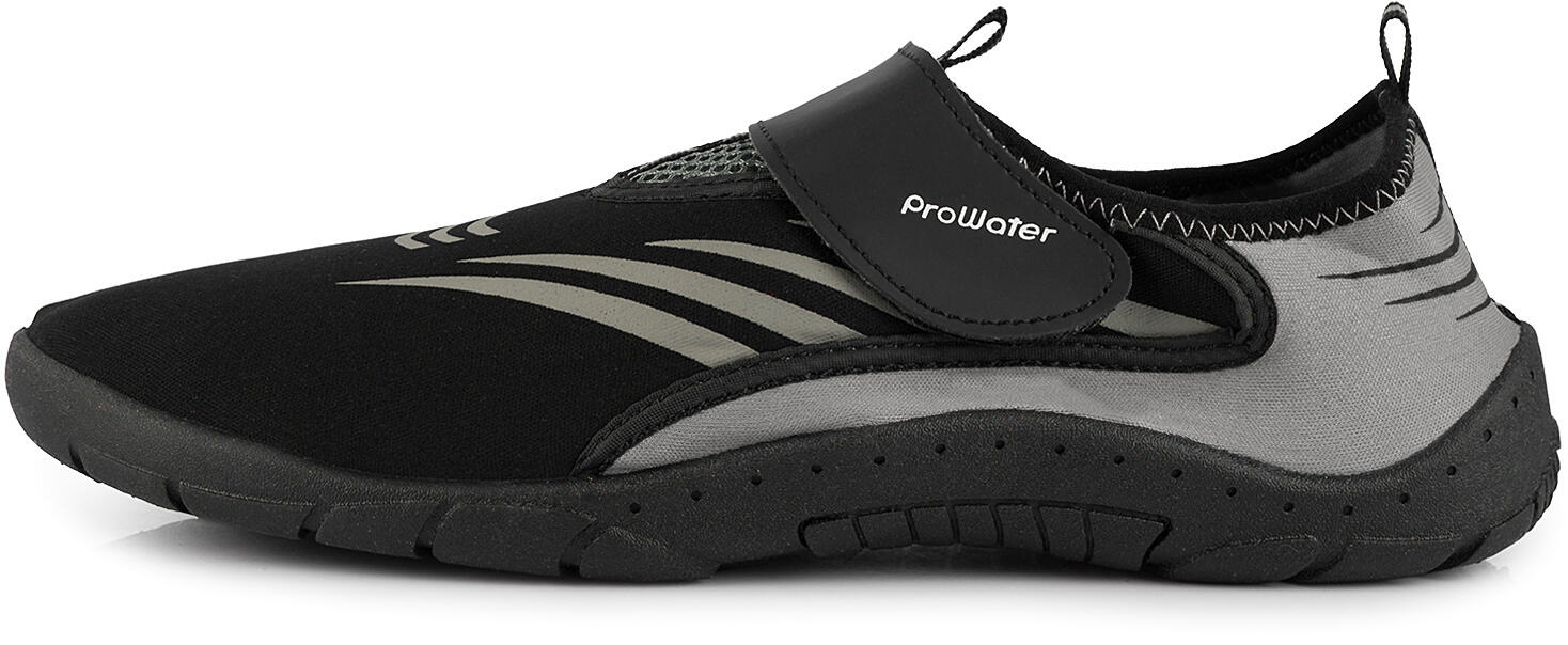 Buty do wody pływania na plażę rafę jeżowce na rzep szare 131M 2/7