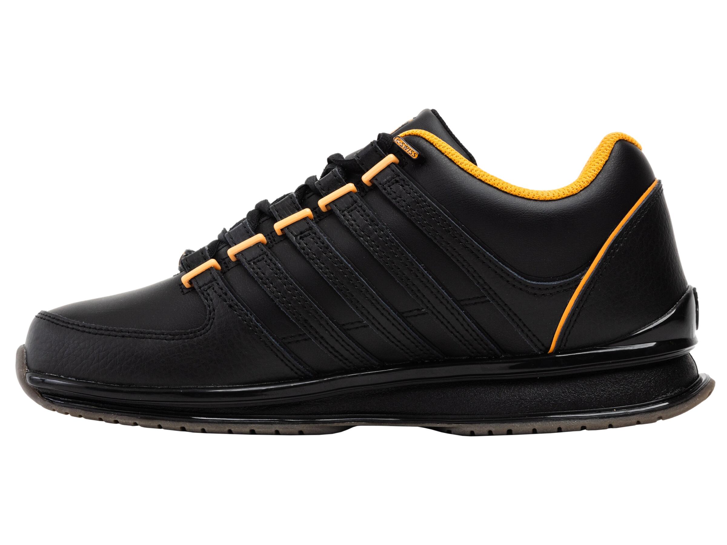 Zapatilla deportiva baja K-SWISS para hombre, negro y amarillo 5/5