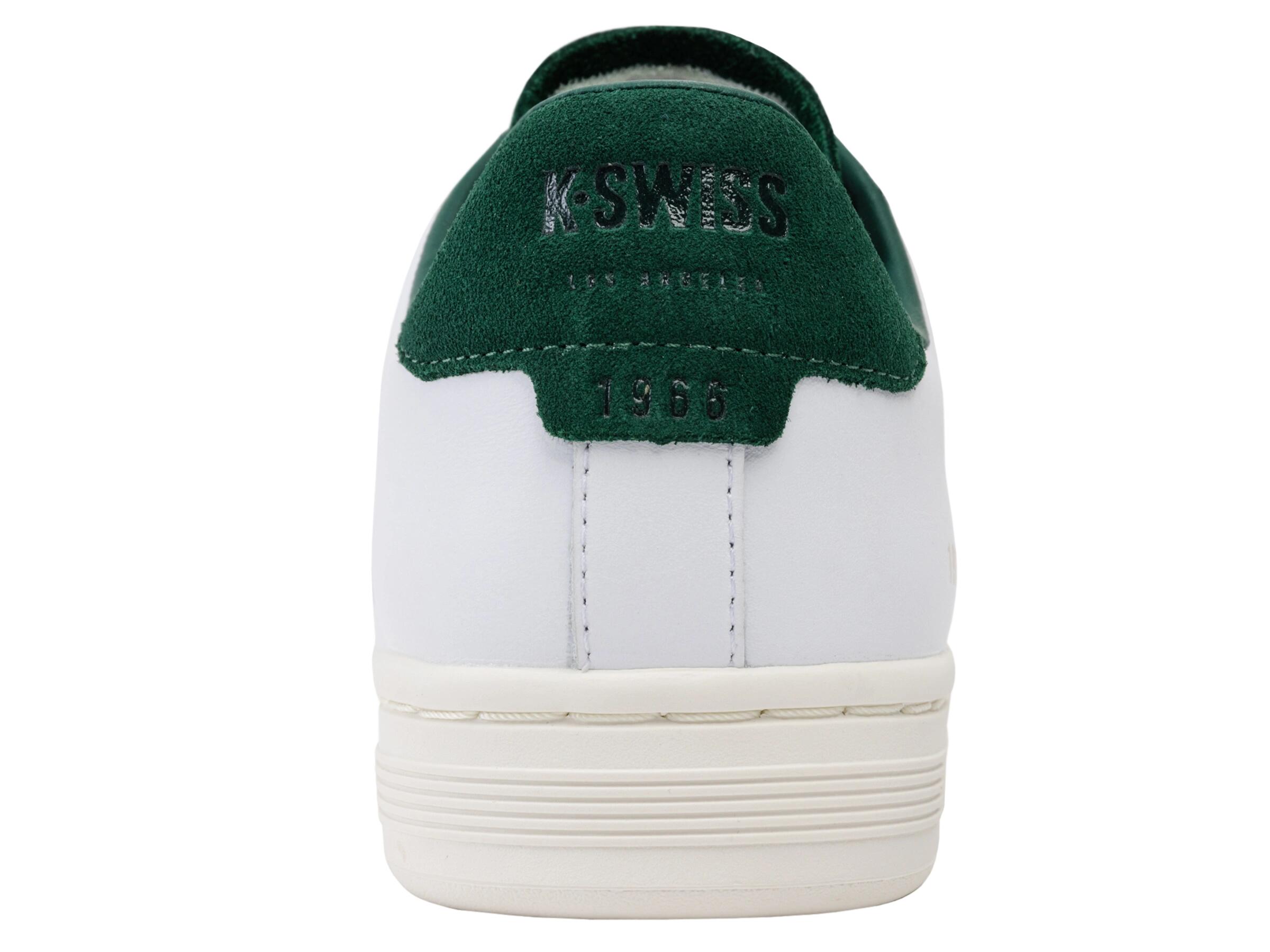 Zapatillas casuales estilo court K-SWISS Lozan Klub LTH para hombre, blancas 4/5