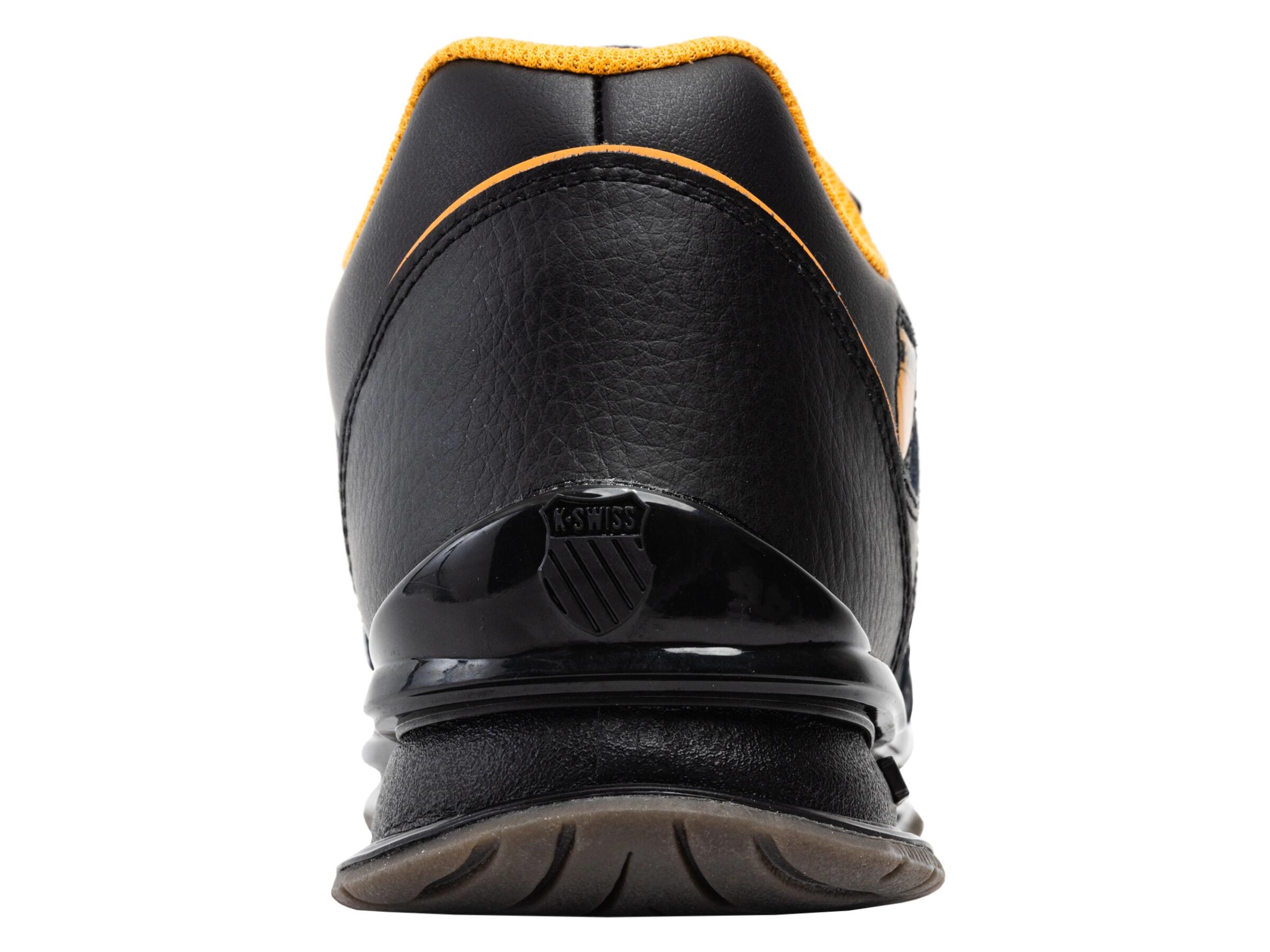 Zapatilla deportiva baja K-SWISS para hombre, negro y amarillo 4/5