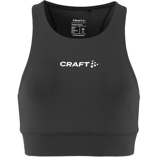 Craft Rush 2.0 Crop Top Femme - Noir