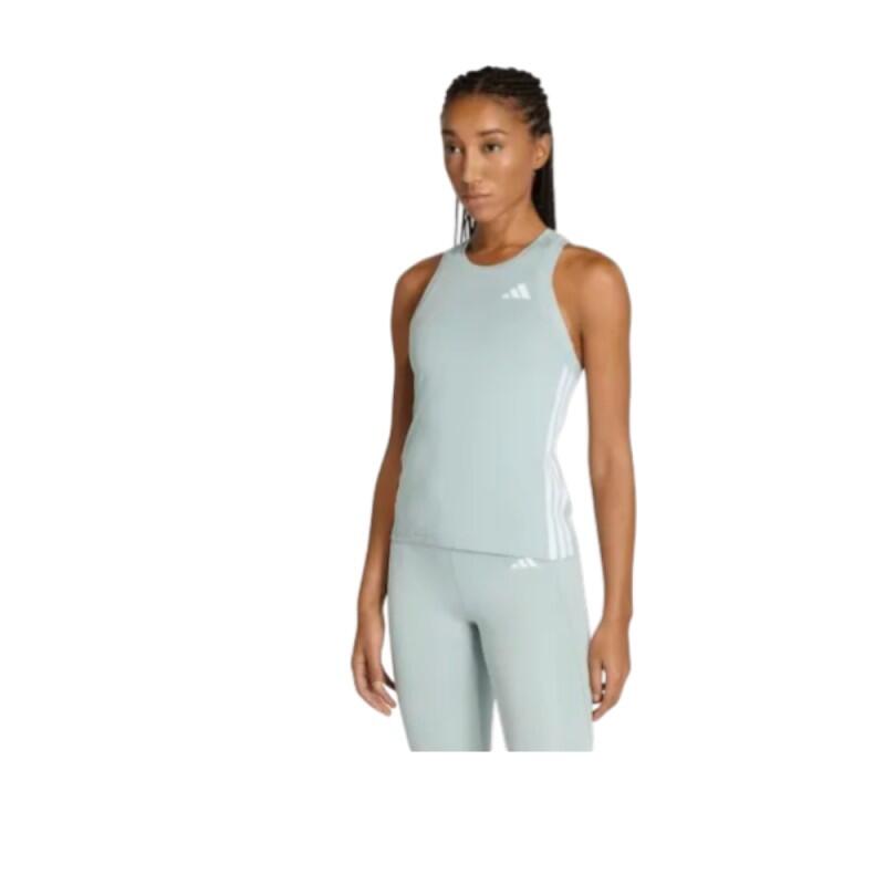 Top adidas V KC2970 femme vert, AEROREADY, slim fit 2/5