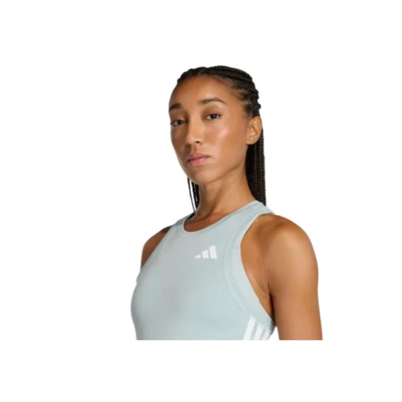 Top adidas V KC2970 femme vert, AEROREADY, slim fit 5/5