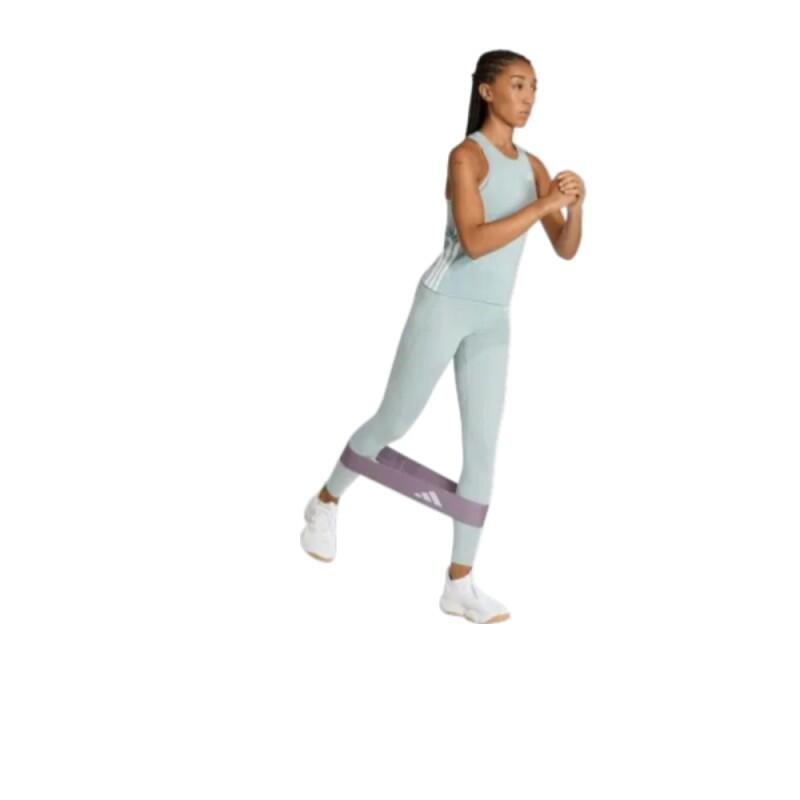 Top adidas V KC2970 femme vert, AEROREADY, slim fit 4/5