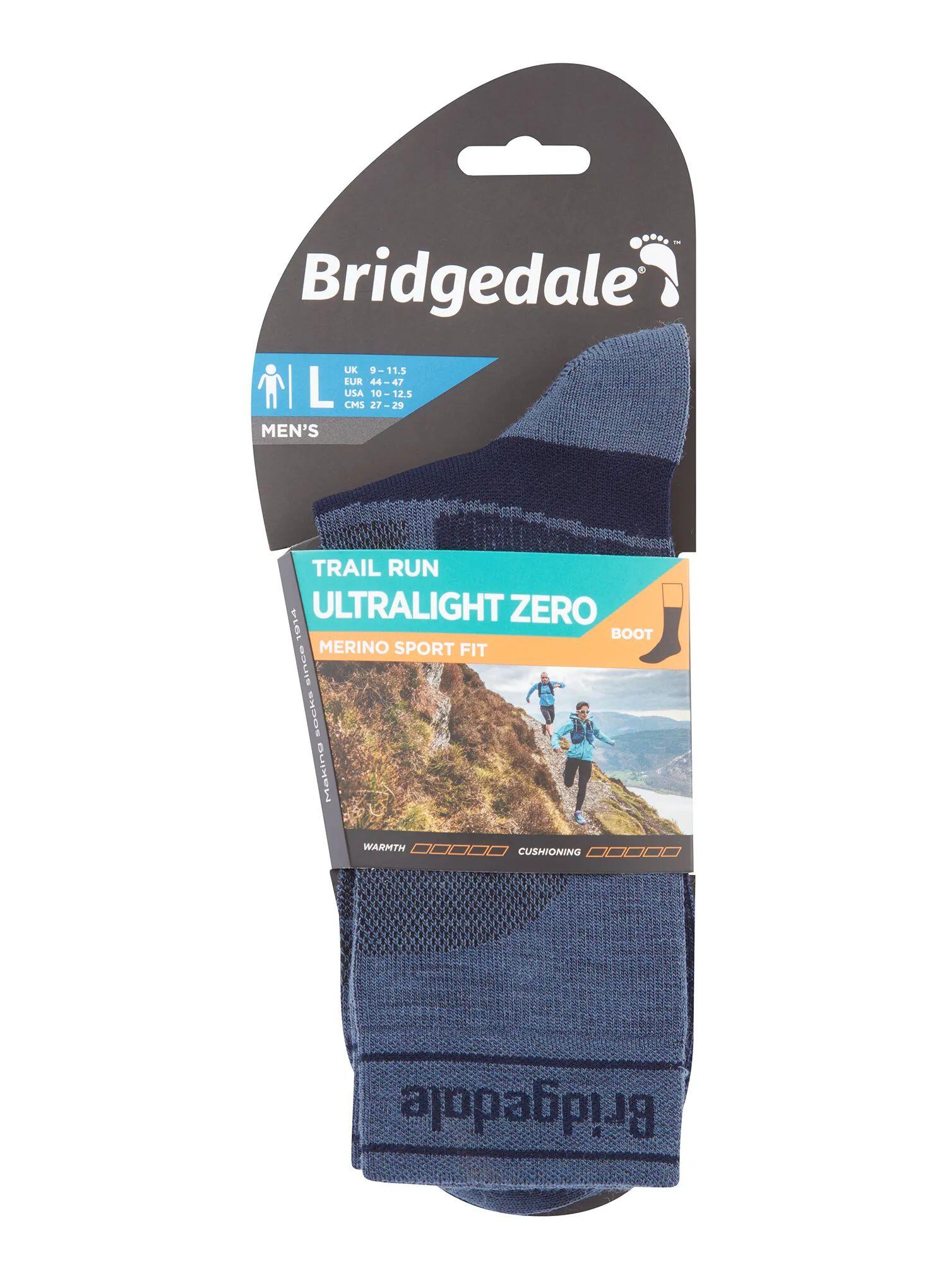 Skarpety biegowe męskie Bridgedale Trail Run Ultralight Zero Merino Sport Boot 2/5