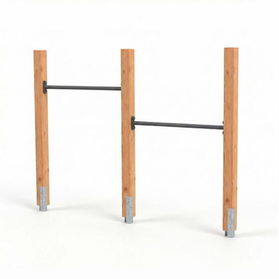 EXIT Linea 85 Doppel-Holz-Reckstange