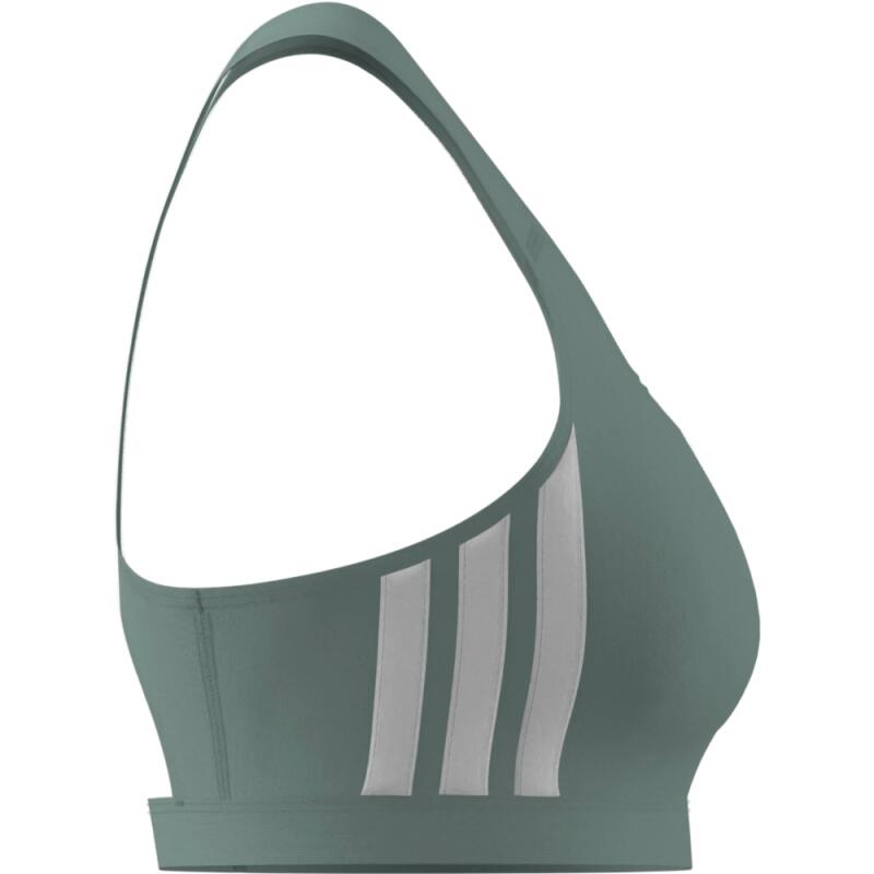 Adidas sportbeha groen - Medium Support OPT ESS 3S MS 2/5