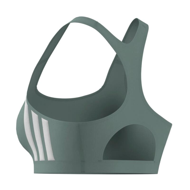 Adidas sportbeha groen - Medium Support OPT ESS 3S MS 5/5